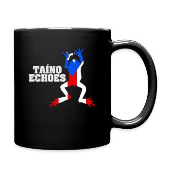 Taíno spiegelt den Stolz seiner karibischen Abstammung wider - Tasse einfarbig - Schwarz - Rechts