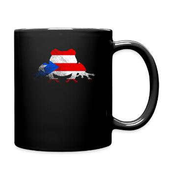 Taíno Echoes Caribbean Ancestry Pride - Full Colour Mug - black - Right
