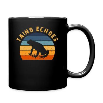 Taíno spiegelt den Stolz seiner karibischen Abstammung wider - Tasse einfarbig - Schwarz - Rechts