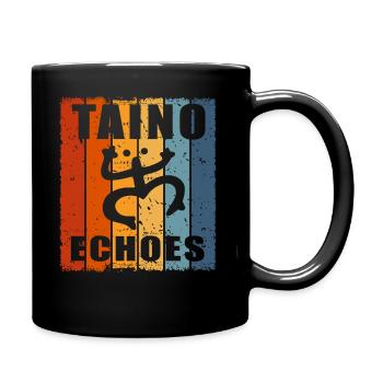 Taíno spiegelt den Stolz seiner karibischen Abstammung wider - Tasse einfarbig - Schwarz - Rechts