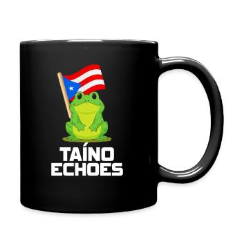 Taíno spiegelt den Stolz seiner karibischen Abstammung wider - Tasse einfarbig - Schwarz - Rechts