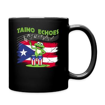 Taíno spiegelt den Stolz seiner karibischen Abstammung wider - Tasse einfarbig - Schwarz - Rechts