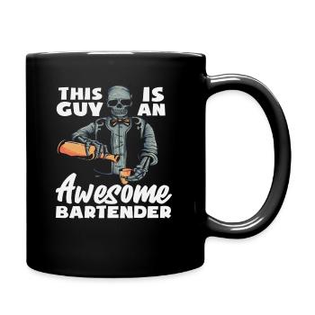 Ce gars est un super barman - Mug uni - noir - Droite