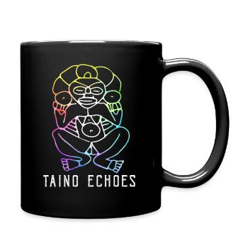 Taíno spiegelt den Stolz seiner karibischen Abstammung wider - Tasse einfarbig - Schwarz - Rechts