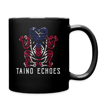 Taíno spiegelt den Stolz seiner karibischen Abstammung wider - Tasse einfarbig - Schwarz - Rechts