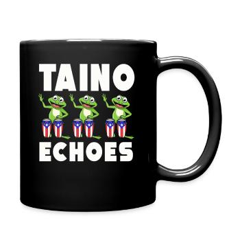 Taíno Echoes Caribbean Ancestry Pride - Full Colour Mug - black - Right