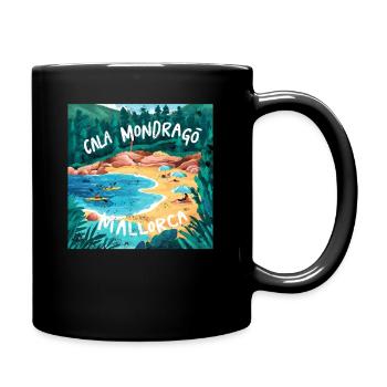 Majorque Cala Mondrago - Mug uni - noir - Droite