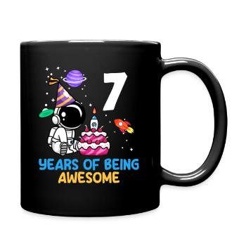 7 Years of Space Adventure - Full Colour Mug - black - Right