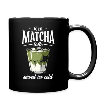 Matcha Latte glacé - Mug uni - noir - Droite