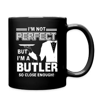 Butler I am A Butler So Close - Full Colour Mug - black - Right