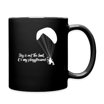Le ciel n’est pas la limite, c’est mon terrain de jeu - Mug uni - noir - Droite