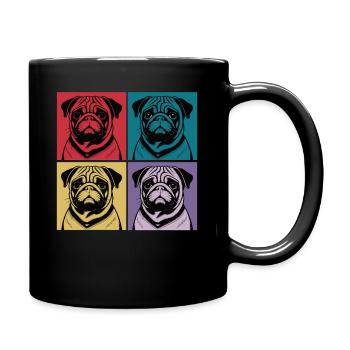 Carlin Pop Art - Mug uni - noir - Droite