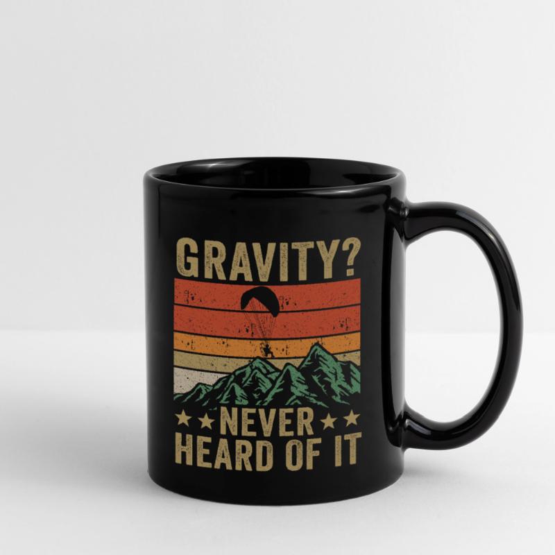 Hilarious Paramotor Gravity Meme Full Colour Mug
