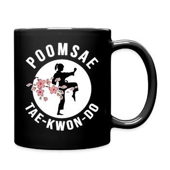 Taekwondo Poomsae Taekwondo-kup schwarzer Gürtel - Tasse einfarbig - Schwarz - Rechts