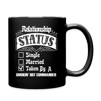 Commander Commander Relationship Status - Full Colour Mug - black - Right