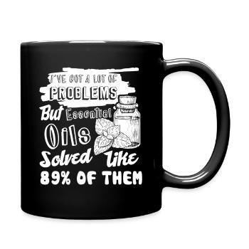 Essential Oil Funny Essential - Full Colour Mug - black - Right