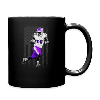 Lineman Because Quarterbacks Need Heroes - Full Colour Mug - black - Right