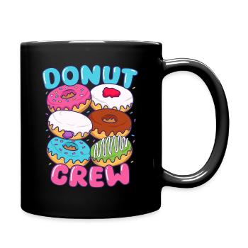 Donut Candy Pâtisserie Produits de boulangerie Donut Crew - Mug uni - noir - Droite