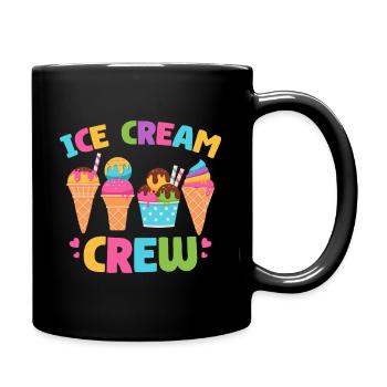 Eis Sommer Eis Cream Lustiges Kinder Eis Am Stiel - Tasse einfarbig - Schwarz - Rechts