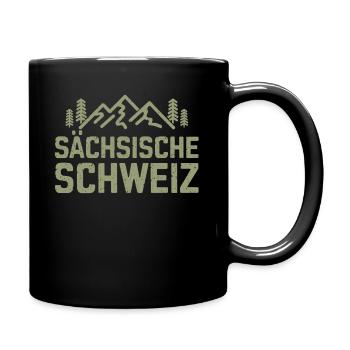 Nature Saxon Switzerland Climbing Wanderlust Mountains - Full Colour Mug - black - Right