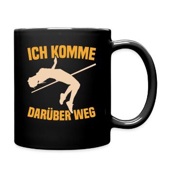 High Jump - I Get Over It - Full Colour Mug - black - Right