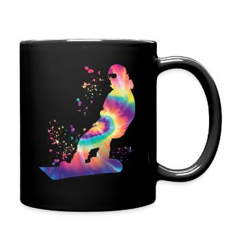 Snowboarder Snowboarding Snowboard - Full Colour Mug - black - Right
