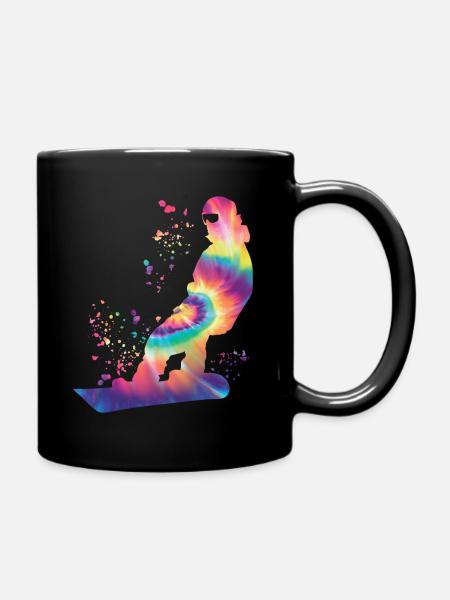 Snowboarder Snowboarding Snowboard - Tasse einfarbig - Schwarz