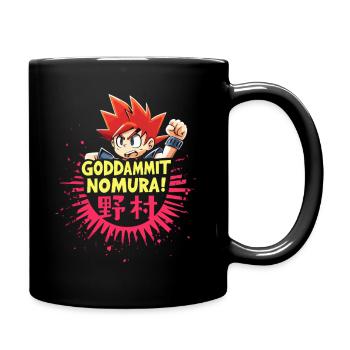 Goddammit Nomura - Conception de dessin animé - Mug uni - noir - Droite