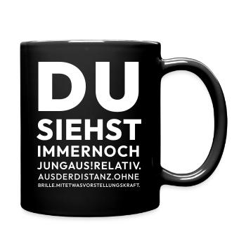 Relativ Jung - Tasse einfarbig - Schwarz - Rechts
