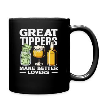 Barman Généreux Pourboires Amateurs - Mug uni - noir - Droite