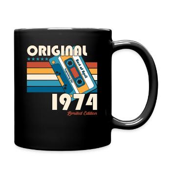 51ème Anniversaire Original Avril Millésime 1974 - Mug uni - noir - Droite