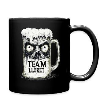 Team Lloret de mar Spanien Bier Club Party - Tasse einfarbig - Schwarz - Rechts