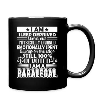 Paralegal I Am A Paralegal - Full Colour Mug - black - Right