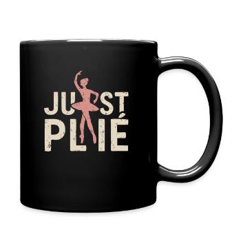 Just plié - Tasse einfarbig - Schwarz - Rechts