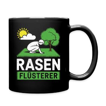 Lawn Chandelier Gardener Grass Caressing Lawn Funny - Full Colour Mug - black - Right