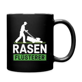 Lawn Whisperer Master of the Well-Kept Lawn Meadow - Full Colour Mug - black - Right