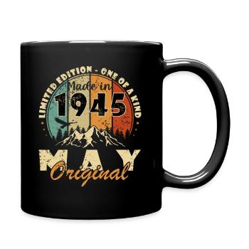 May 1945 Birthday Gift May 1945 - 1945 May - Full Colour Mug - black - Right