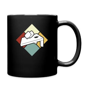 Passion du joueur de cornhole - Mug uni - noir - Droite