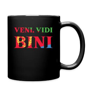 Eritrea Veni Vidi Bini Stolz - Tasse einfarbig - Schwarz - Rechts