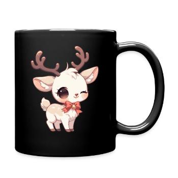 Renne Renne - Mug uni - noir - Droite