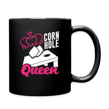 Joueur de Cornhole Queen - Mug uni - noir - Droite