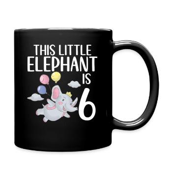 Elephant Lovers Gifts - Full Colour Mug - black - Right