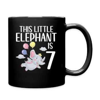 Elephant Lovers Gifts - Full Colour Mug - black - Right