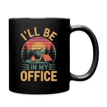 Scout Guide Scout Camping - Full Colour Mug - black - Right