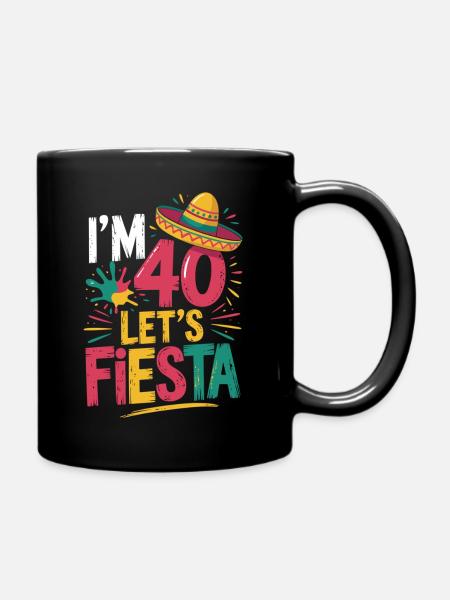 Chemise Fiesta 40e anniversaire - Mug uni - noir