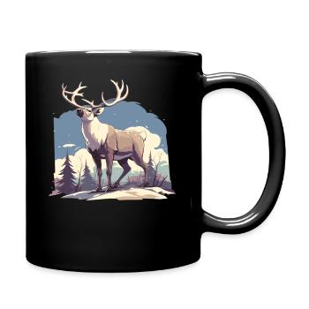 Renne Renne - Mug uni - noir - Droite