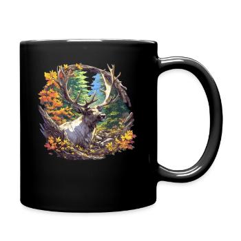 Renne Renne - Mug uni - noir - Droite