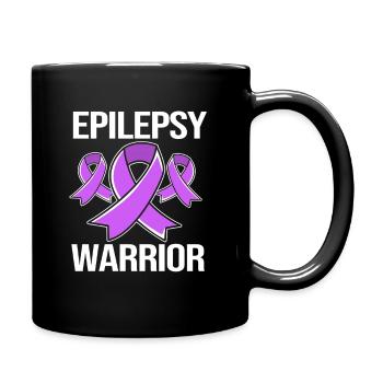Epilepsy Warrior - Full Colour Mug - black - Right
