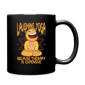 Laughter Yoga Laughting Yoga - Full Colour Mug - black - Right