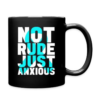 Trouble anxieux Trouble anxieux - Mug uni - noir - Droite